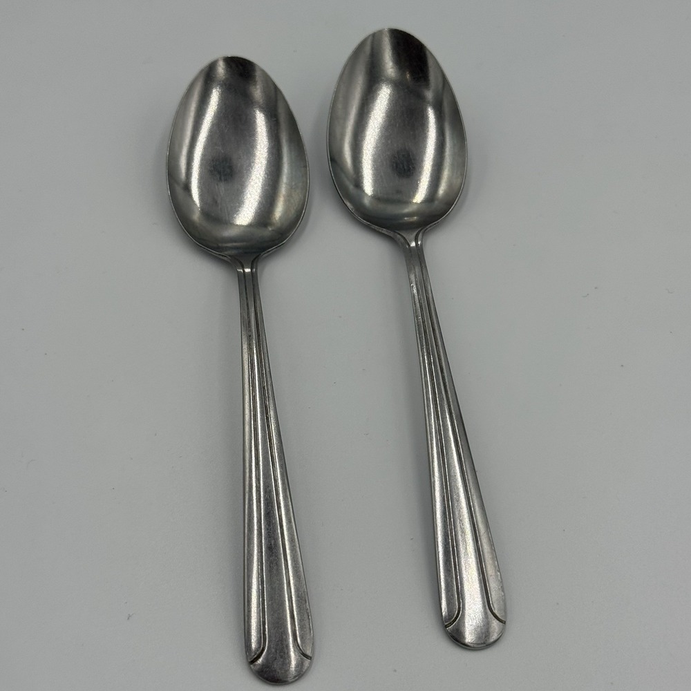 Vintage Waldo Stainless Set Of 2 Spoons - Replacement Pieces